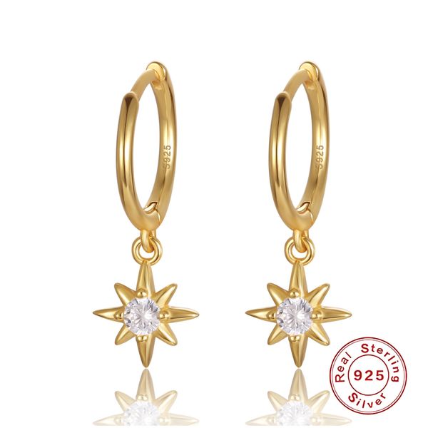 hoop huggie 925 sterling silver jewelry designer earrings minimalist octagonal star studded, Golden;silver
hoop huggie 925 sterling silver jewelry designer earrings minimalist octagonal star studded, Golden;silver