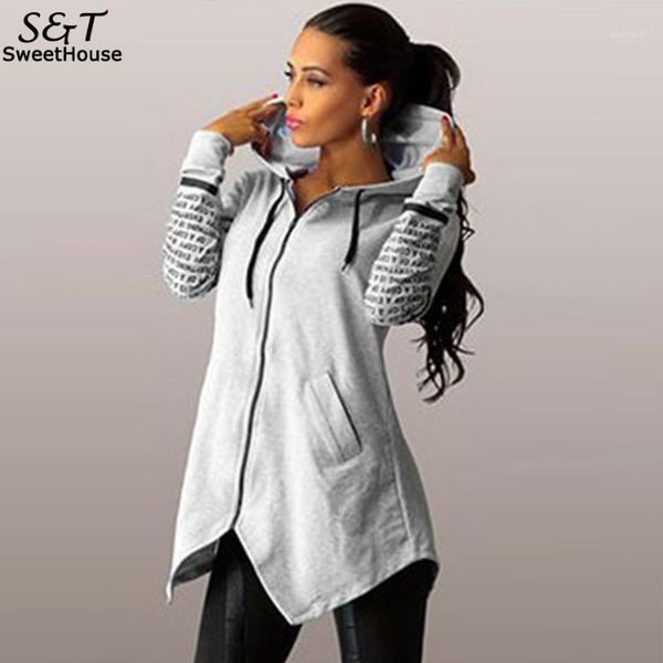 wholesale-new women hoodies casual sweatshirts hooded letters print autumn zipper irregular women spring hoodies 411, White
wholesale-new women hoodies casual sweatshirts hooded letters print autumn zipper irregular women spring hoodies 411, White