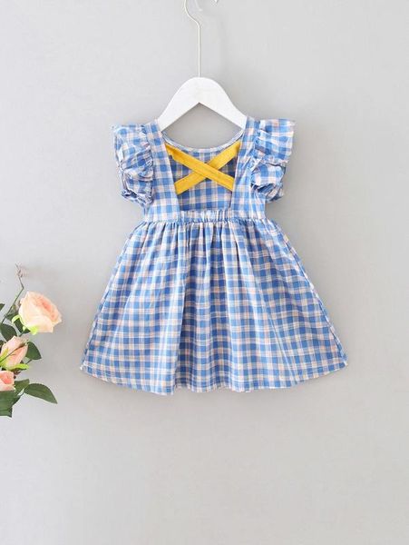 toddler girls plaid criss cross back ruffle dress she, Red;yellow
toddler girls plaid criss cross back ruffle dress she, Red;yellow