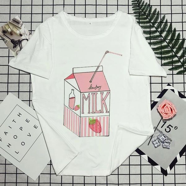 мультфильм молоко японские эстетические гранж футболка женщины harajuku симпатичные kawaii розовый летний повседневная tumblr outfit мода то, White
мультфильм молоко японские эстетические гранж футболка женщины harajuku симпатичные kawaii розовый летний повседневная tumblr outfit мода то, White