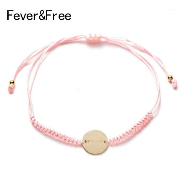 fever&new pulsera trend jewelry lucky pink weave rope bracelets 4 colors handmade thread stainless steel tiny round bangles1, Golden;silver
fever&new pulsera trend jewelry lucky pink weave rope bracelets 4 colors handmade thread stainless steel tiny round bangles1, Golden;silver