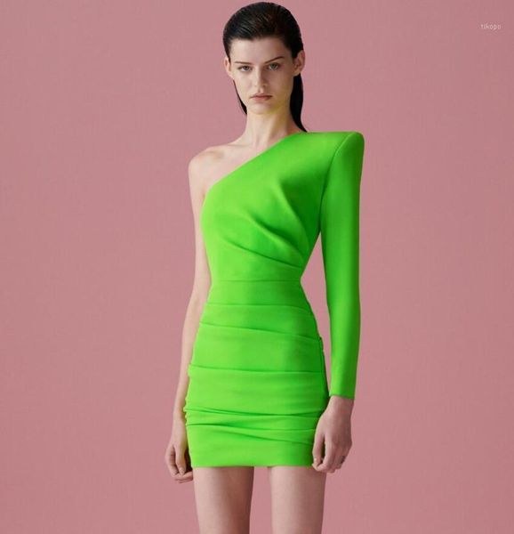 women winter style single sleeve long draped green bodycon bandage dress 2020 elegant evening party dress vestidos1, Black;gray
women winter style single sleeve long draped green bodycon bandage dress 2020 elegant evening party dress vestidos1, Black;gray