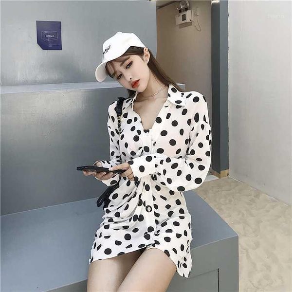 spring autumn women's clothing blouses white polka dot shirts asymmetry v-neck vintage woman blusas mujer de moda 2020 new1
spring autumn women's clothing blouses white polka dot shirts asymmetry v-neck vintage woman blusas mujer de moda 2020 new1