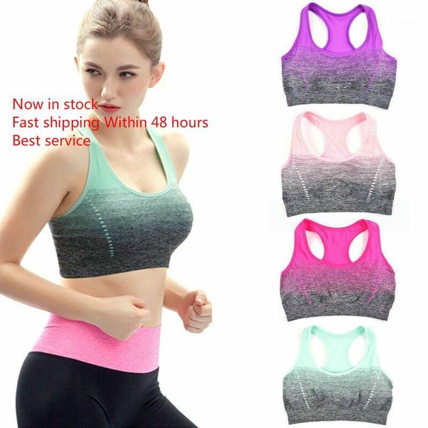 gym clothing women padded underwear fitness yoga sports bra stretch workout crop vest1, White;black
gym clothing women padded underwear fitness yoga sports bra stretch workout crop vest1, White;black