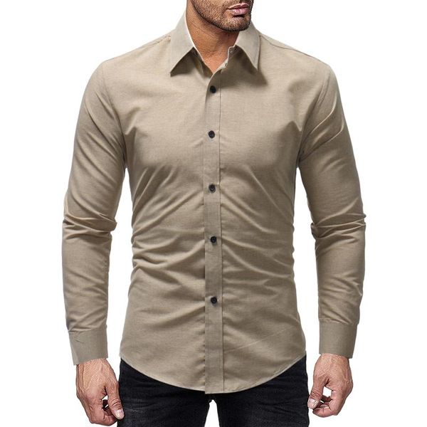 men's casual shirts 2021 spring men shirt simple fashion solid color business camisa masculina comfortable long-sleeved, White;black
men's casual shirts 2021 spring men shirt simple fashion solid color business camisa masculina comfortable long-sleeved, White;black