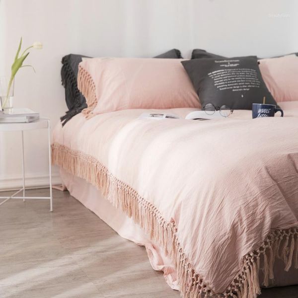 100% cotton bedding set twin king size bed set with tassels duvet cover bed/fitted sheet parrure de lit ropa de cama1
100% cotton bedding set twin king size bed set with tassels duvet cover bed/fitted sheet parrure de lit ropa de cama1