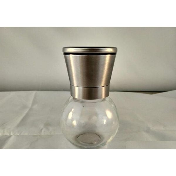 stainless steel salt and pepper grinder set glass round body mill ceramic rotor practical jlllem loveshop01
stainless steel salt and pepper grinder set glass round body mill ceramic rotor practical jlllem loveshop01