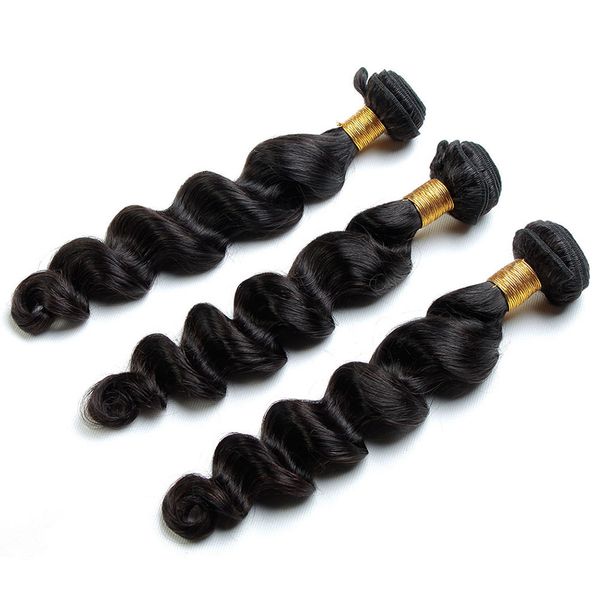 human hair bundles unprocessed virgin hair weave loose deep brazilian hair extensions 3 or 4 bundles 8-30 inch natural color grade 10a, Black
human hair bundles unprocessed virgin hair weave loose deep brazilian hair extensions 3 or 4 bundles 8-30 inch natural color grade 10a, Black