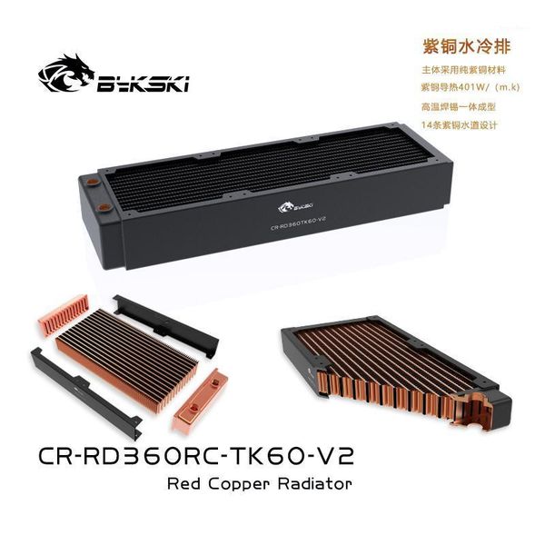 bykski 60mm thick 360mm copper computer water coolant discharge heat sink exchanger radiator for 3*12cm fan raidator1
bykski 60mm thick 360mm copper computer water coolant discharge heat sink exchanger radiator for 3*12cm fan raidator1