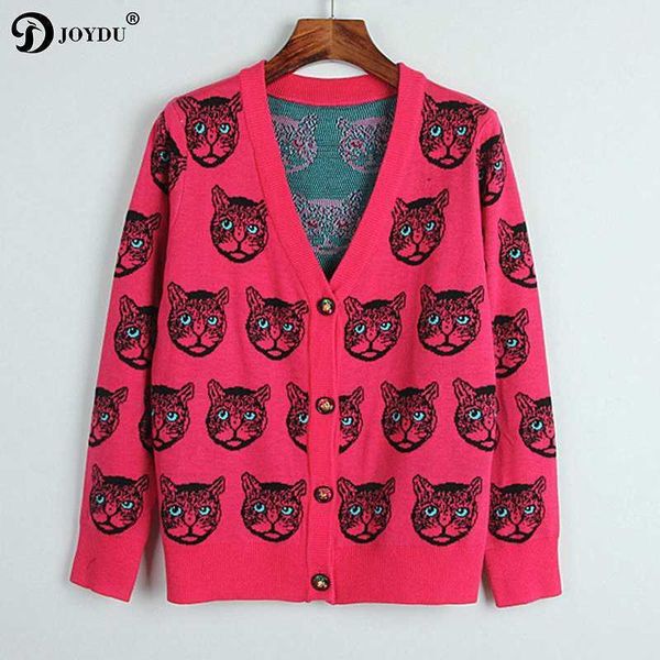joydu runway designer cardigan 2017 new winter cat head pattern vintage oversized sweater jacket jersey luxury wool knit jumper1, White;black
joydu runway designer cardigan 2017 new winter cat head pattern vintage oversized sweater jacket jersey luxury wool knit jumper1, White;black