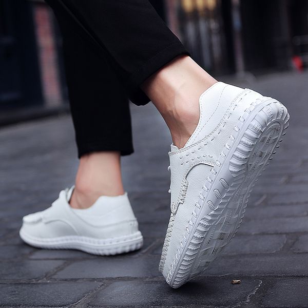 man fashion hand-sewn cow split casual shoes hombre breathable leather loafer moccasins flat comfy driving shoe plus size 38-47, Black
man fashion hand-sewn cow split casual shoes hombre breathable leather loafer moccasins flat comfy driving shoe plus size 38-47, Black