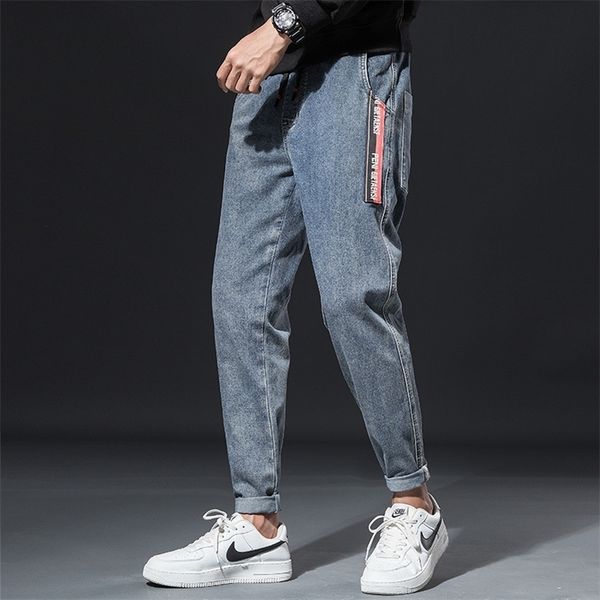 man leisure winter black denim trousers zipper blue pencil men jeans male pants 201128
man leisure winter black denim trousers zipper blue pencil men jeans male pants 201128