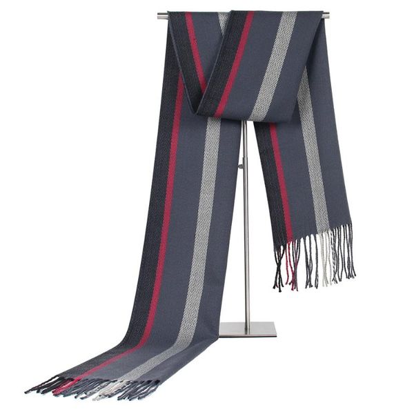 scarves autumn and winter korean casual stripe men's scarf imitation cashmere bib, Blue;gray
scarves autumn and winter korean casual stripe men's scarf imitation cashmere bib, Blue;gray