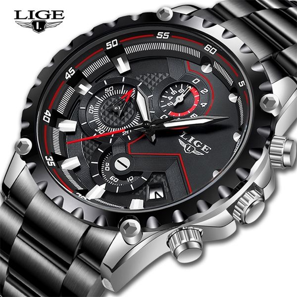 lige brand luxury mens fashion watch men sport waterproof quartz watches men all steel army military watch relogio masculino 201209, Slivery;brown
lige brand luxury mens fashion watch men sport waterproof quartz watches men all steel army military watch relogio masculino 201209, Slivery;brown