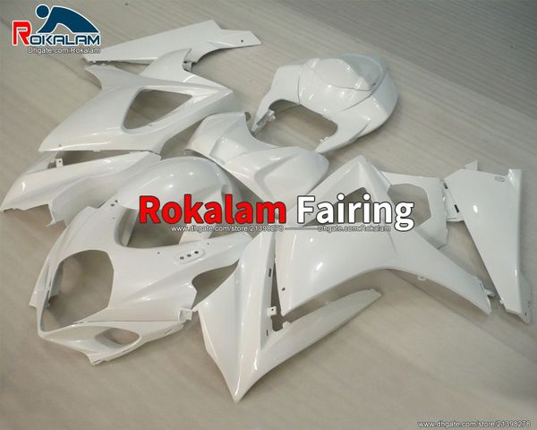 bodywork kit 07 08 k7 fairing set for suzuki gsx-r1000 2007 2008 all gloss white sport motorcycle fairings gsxr1000 (injection molding)
bodywork kit 07 08 k7 fairing set for suzuki gsx-r1000 2007 2008 all gloss white sport motorcycle fairings gsxr1000 (injection molding)