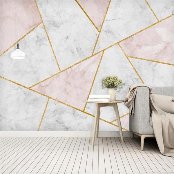 milofi customized 3d large wallpaper mural abstract geometric marble pattern golden line tv background wall 
milofi customized 3d large wallpaper mural abstract geometric marble pattern golden line tv background wall