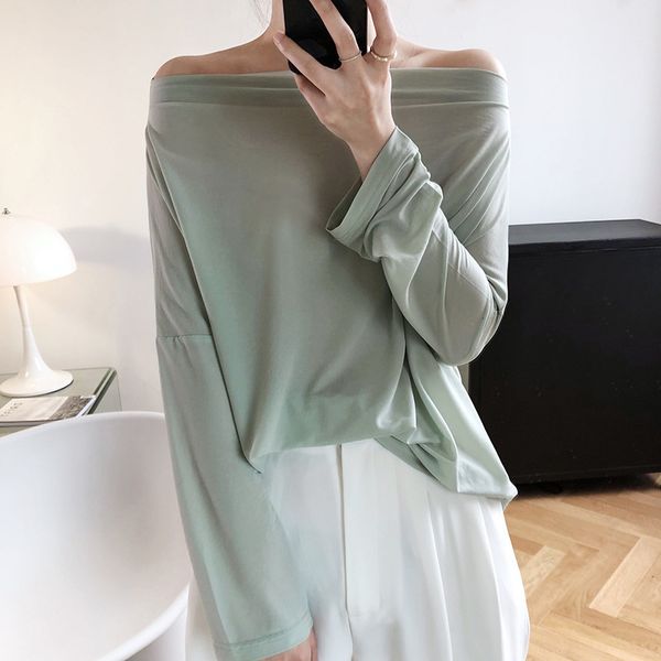2021 new spring and summer solid color a girls'line commute fashion design sleeve t-shirt women's clothes 37bh, White
2021 new spring and summer solid color a girls'line commute fashion design sleeve t-shirt women's clothes 37bh, White