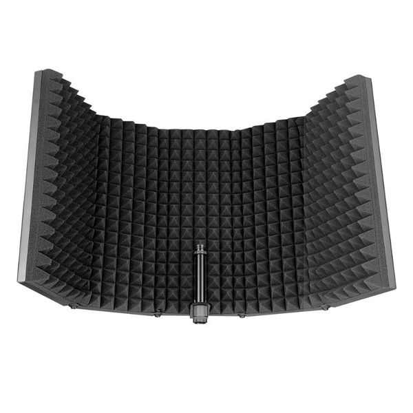 2020 new portable microphone isolation shield adjustable angle foldable cover wind screen
2020 new portable microphone isolation shield adjustable angle foldable cover wind screen
