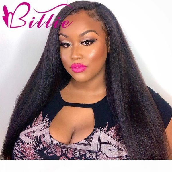 glueless billie kinky straight lace closure wigs human hair for black women pre plucked brazilian yaki lacefront wig, Black;brown
glueless billie kinky straight lace closure wigs human hair for black women pre plucked brazilian yaki lacefront wig, Black;brown