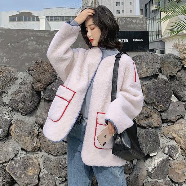 real fur coat 100% wool jacket autumn winter wool coat women clothes 2020 korean vintage sheep shearling b19f28077 zt28571, Black
real fur coat 100% wool jacket autumn winter wool coat women clothes 2020 korean vintage sheep shearling b19f28077 zt28571, Black
