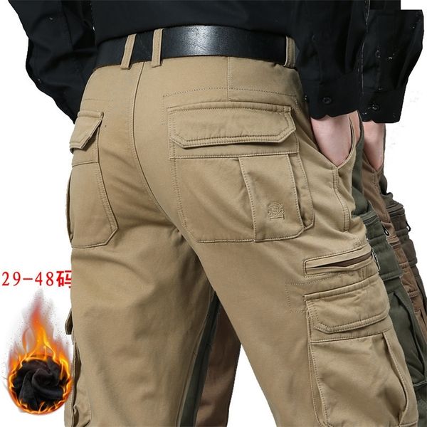 winter warm fleece cargo pants men multi-pockets baggy men pants military casual trousers army pants joggers plus size 46 48 8xl 201109, Black
winter warm fleece cargo pants men multi-pockets baggy men pants military casual trousers army pants joggers plus size 46 48 8xl 201109, Black
