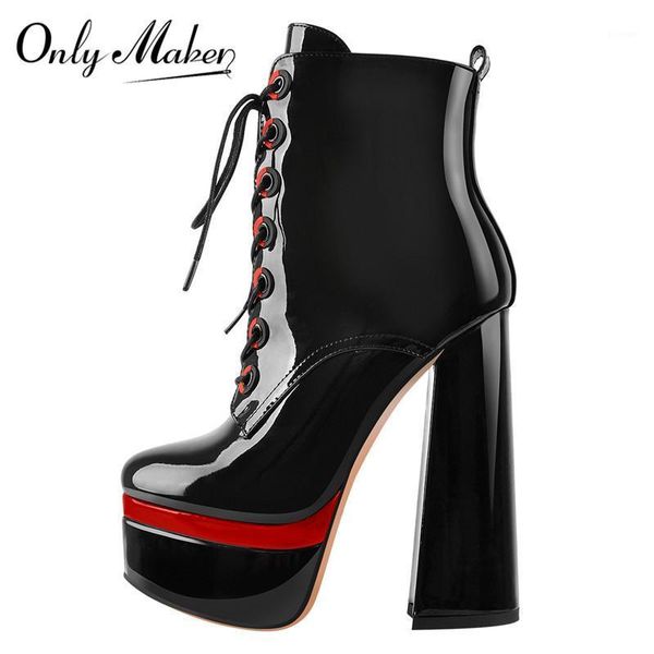 boots onlymaker women's round toe platform lace up squre chunky high heel black ankle for winnter big size us5~us151
boots onlymaker women's round toe platform lace up squre chunky high heel black ankle for winnter big size us5~us151