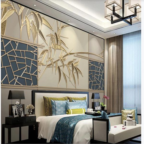 3d customized wallpaper chinese style bamboo wallpapers flower window golden embossed line background wall
3d customized wallpaper chinese style bamboo wallpapers flower window golden embossed line background wall