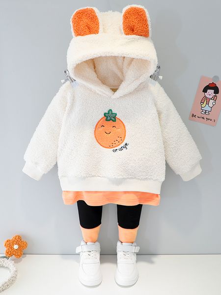 baby's autumn and suit foreign fashion 1 plush baby children's 2-year-old girls' winter clothes, White
baby's autumn and suit foreign fashion 1 plush baby children's 2-year-old girls' winter clothes, White