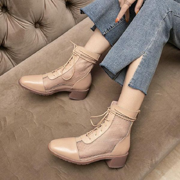 zawsthia 2020 summer spring autumn mesh net breathable boots woman lace-up white hallow chunky heels women ankle, Black
zawsthia 2020 summer spring autumn mesh net breathable boots woman lace-up white hallow chunky heels women ankle, Black