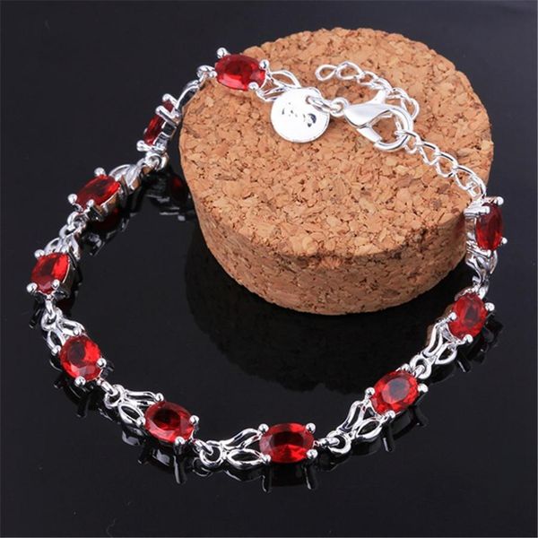 charm red crystal silver color bracelet new listing fashion trend jewelry factory direct h bbyach, Black
charm red crystal silver color bracelet new listing fashion trend jewelry factory direct h bbyach, Black
