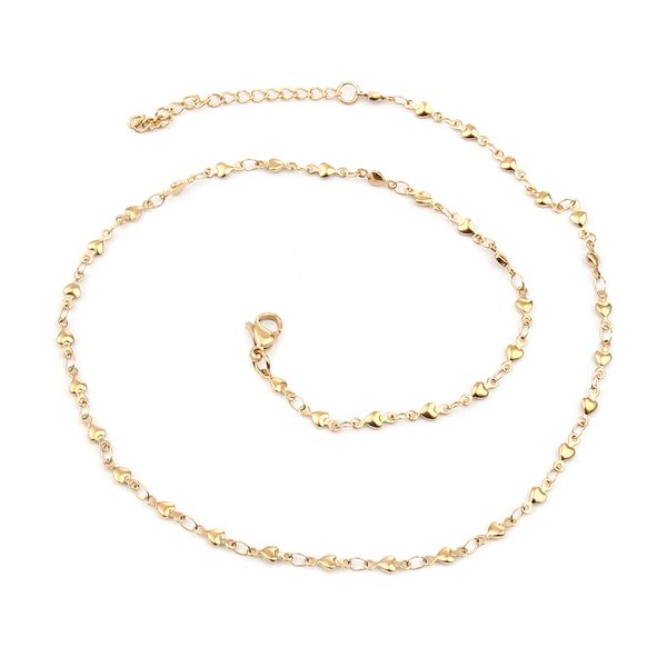 1 pc 45cm 304 stainless steel necklace for men women jewelry leaf gold color chains diy earrings necklace findings wholesale
1 pc 45cm 304 stainless steel necklace for men women jewelry leaf gold color chains diy earrings necklace findings wholesale