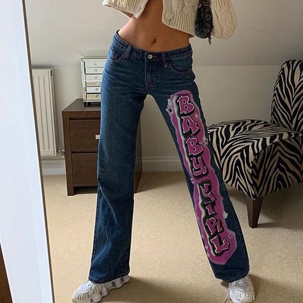 houzhou y2k jeans woman streetwear letter print 90s aesthetic mom jeans mid wiast e-girl casual for women harajuku punk, Blue
houzhou y2k jeans woman streetwear letter print 90s aesthetic mom jeans mid wiast e-girl casual for women harajuku punk, Blue
