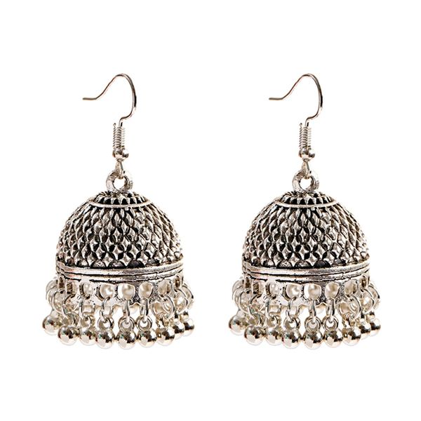 boho small bell tassel drop earrings for women vintage ethnic carved exaggerated dangle earrings indian gypsy jewelry, Silver
boho small bell tassel drop earrings for women vintage ethnic carved exaggerated dangle earrings indian gypsy jewelry, Silver
