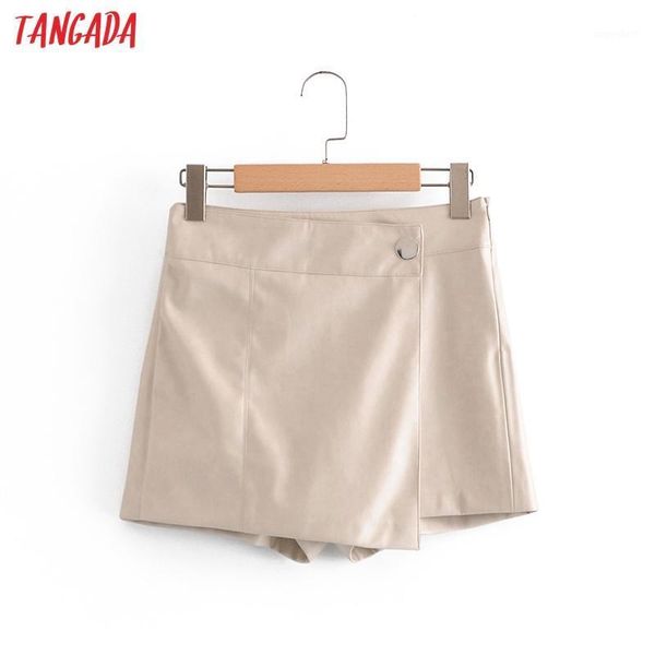 tangada women elegant faux leather skirt shorts side zipper pockets female retro basic casual shorts pantalones je1041, White;black
tangada women elegant faux leather skirt shorts side zipper pockets female retro basic casual shorts pantalones je1041, White;black