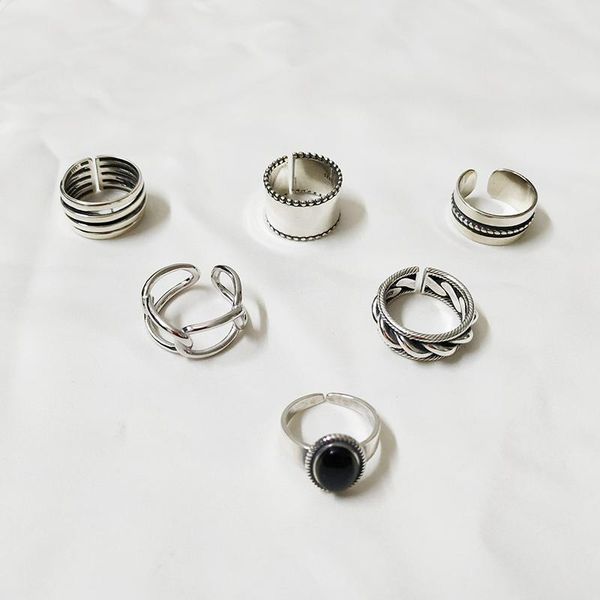 cluster rings ring geometry chain hollow glossy wide black agate 925 sterling silver jewelry women open, Golden;silver
cluster rings ring geometry chain hollow glossy wide black agate 925 sterling silver jewelry women open, Golden;silver