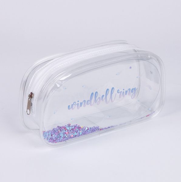 hbp transparent travel bathroom storage waterproof multi-purpose washing bag cosmetics storage bag washing bags finishing bag, Black;red