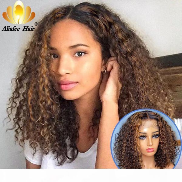 aliafee ombre curly blonde bob lace front wig human hair wig for women kinky curly lace closure peruvian 150% highlight, Black;brown
aliafee ombre curly blonde bob lace front wig human hair wig for women kinky curly lace closure peruvian 150% highlight, Black;brown