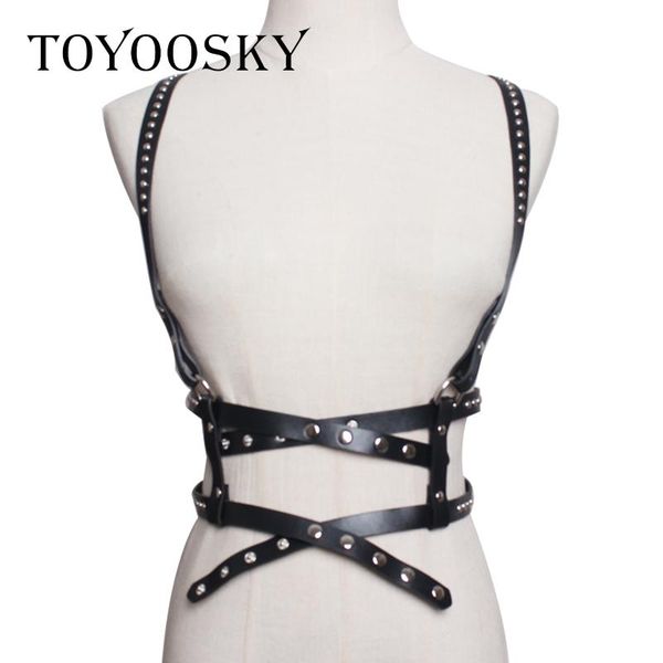 toyoosky женщины панк-пояс сексуальный жилет кожаный заклепка хип-хоп крест жгут рубашки ремни регулируемый металлический штырь пряжки талии, Black;brown
toyoosky женщины панк-пояс сексуальный жилет кожаный заклепка хип-хоп крест жгут рубашки ремни регулируемый металлический штырь пряжки талии, Black;brown