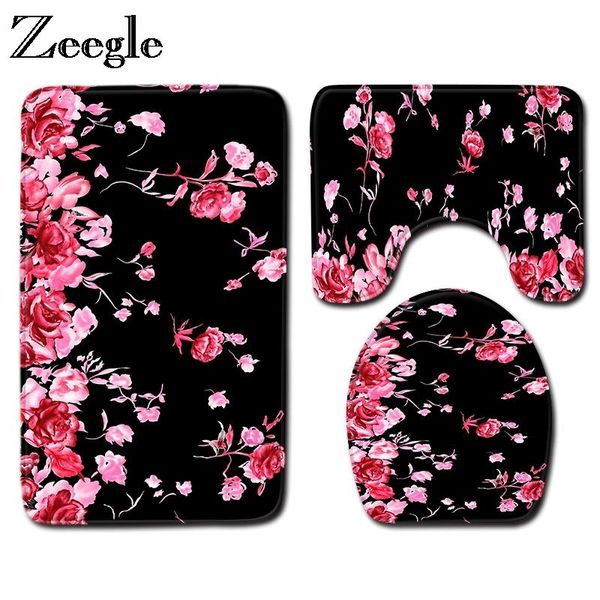 bath mats zeegle 3pcs/set for toilet bathroom carpet non-slip mat rugs lid cover shower absorbent floor
bath mats zeegle 3pcs/set for toilet bathroom carpet non-slip mat rugs lid cover shower absorbent floor