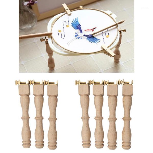 adjustable portable wooden embroidery hoop stand legs set needlework cross stitch frame rack holder accessories - 3pcs/4pcs1, Black
adjustable portable wooden embroidery hoop stand legs set needlework cross stitch frame rack holder accessories - 3pcs/4pcs1, Black