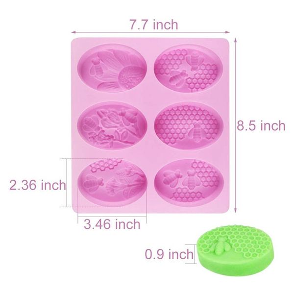 6 лунок овальные мыльные формы beils forms formed formed phower formed phange flush portable уникальные мыльные изготовление инструментов бы
6 лунок овальные мыльные формы beils forms formed formed phower formed phange flush portable уникальные мыльные изготовление инструментов бы