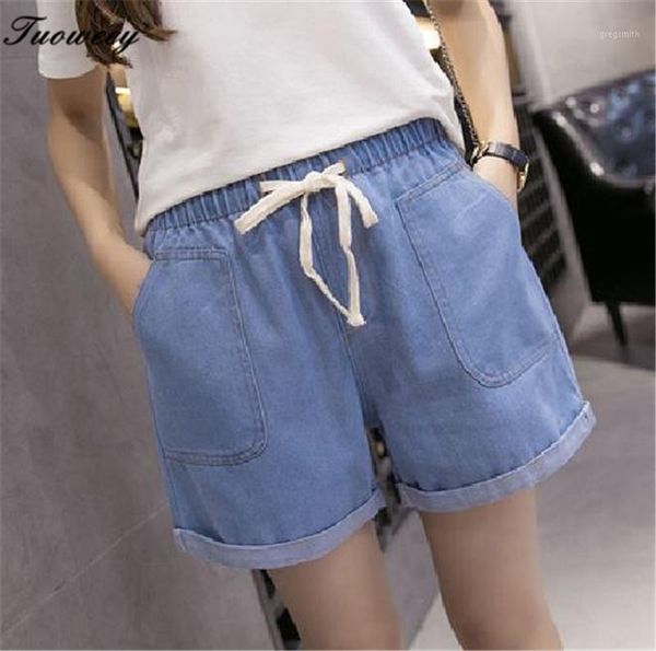 2018 new women shorts streetwear summer denim shorts mid waist jeans short plus size hole cowboy straight jeans1, Blue
2018 new women shorts streetwear summer denim shorts mid waist jeans short plus size hole cowboy straight jeans1, Blue