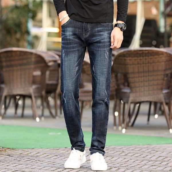men's jeans black men winter 2021 warm slim fit business fashion thicken denim trousers, Blue
men's jeans black men winter 2021 warm slim fit business fashion thicken denim trousers, Blue