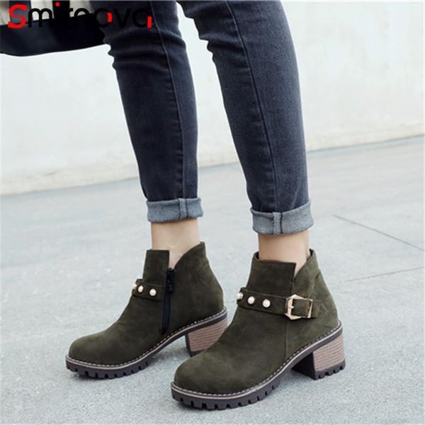 boots smirnova fashion 2021 large size 34-43 shoes thick heels woman winter keep warm flock round toe ankle1, Black
boots smirnova fashion 2021 large size 34-43 shoes thick heels woman winter keep warm flock round toe ankle1, Black