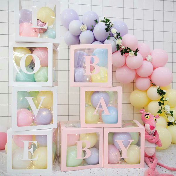 2021 latest transparent cube balloon plastic gift box for baby 4pcs/lot shower birthday party supplies diy wedding decoration 11.8 inch new
2021 latest transparent cube balloon plastic gift box for baby 4pcs/lot shower birthday party supplies diy wedding decoration 11.8 inch new