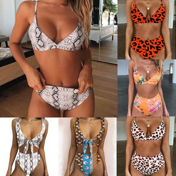 2021 bikini swimsuit swimsuit serpent leopard print high waist split chest knotted beach swimwear tube top
2021 bikini swimsuit swimsuit serpent leopard print high waist split chest knotted beach swimwear tube top