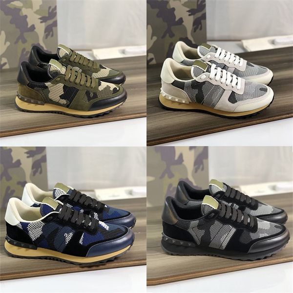 new men rockrunner sneakers camouflage mesh fabric trainers designers shoes leather outdoor runner casual shoes 23 colors with gift box 264, Black
new men rockrunner sneakers camouflage mesh fabric trainers designers shoes leather outdoor runner casual shoes 23 colors with gift box 264, Black
