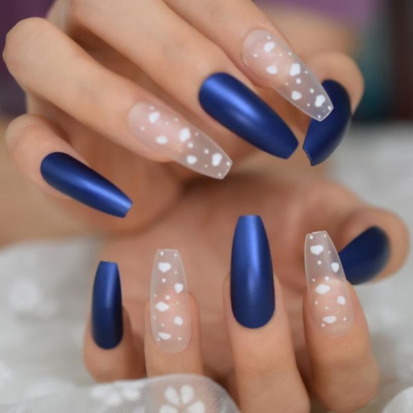false nails white sky cloud dark royal blue coffin extra long matte press on ballerina frosted fake finger party 24pcs/set, Red;gold
false nails white sky cloud dark royal blue coffin extra long matte press on ballerina frosted fake finger party 24pcs/set, Red;gold