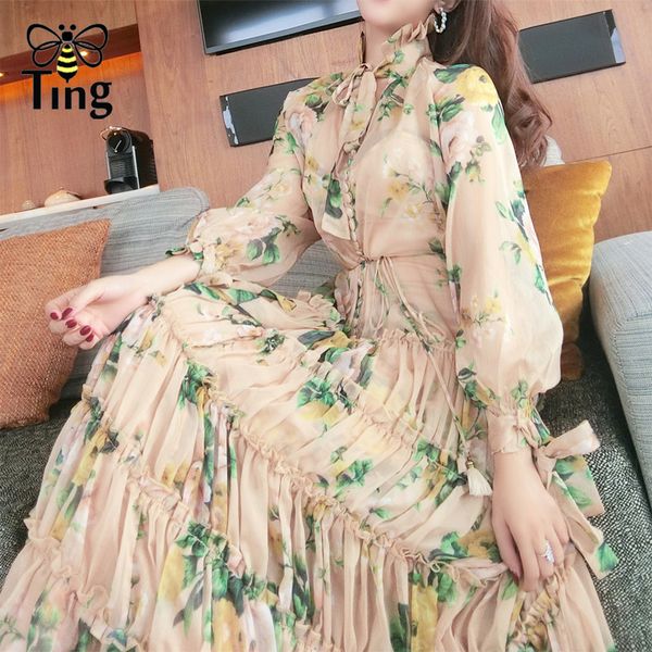 tingfly designer runway floral midi long dress ruched ruffles open single breasted party dresses women flowy boho vestidos robes y200805, Black;pink
tingfly designer runway floral midi long dress ruched ruffles open single breasted party dresses women flowy boho vestidos robes y200805, Black;pink