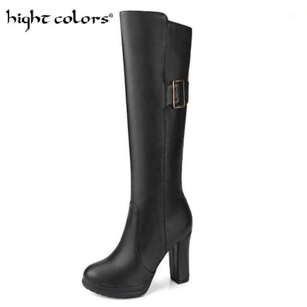 boots botas mujer women high-heeled thick with knee high waterproof shoes white women's shoes1, Black
boots botas mujer women high-heeled thick with knee high waterproof shoes white women's shoes1, Black